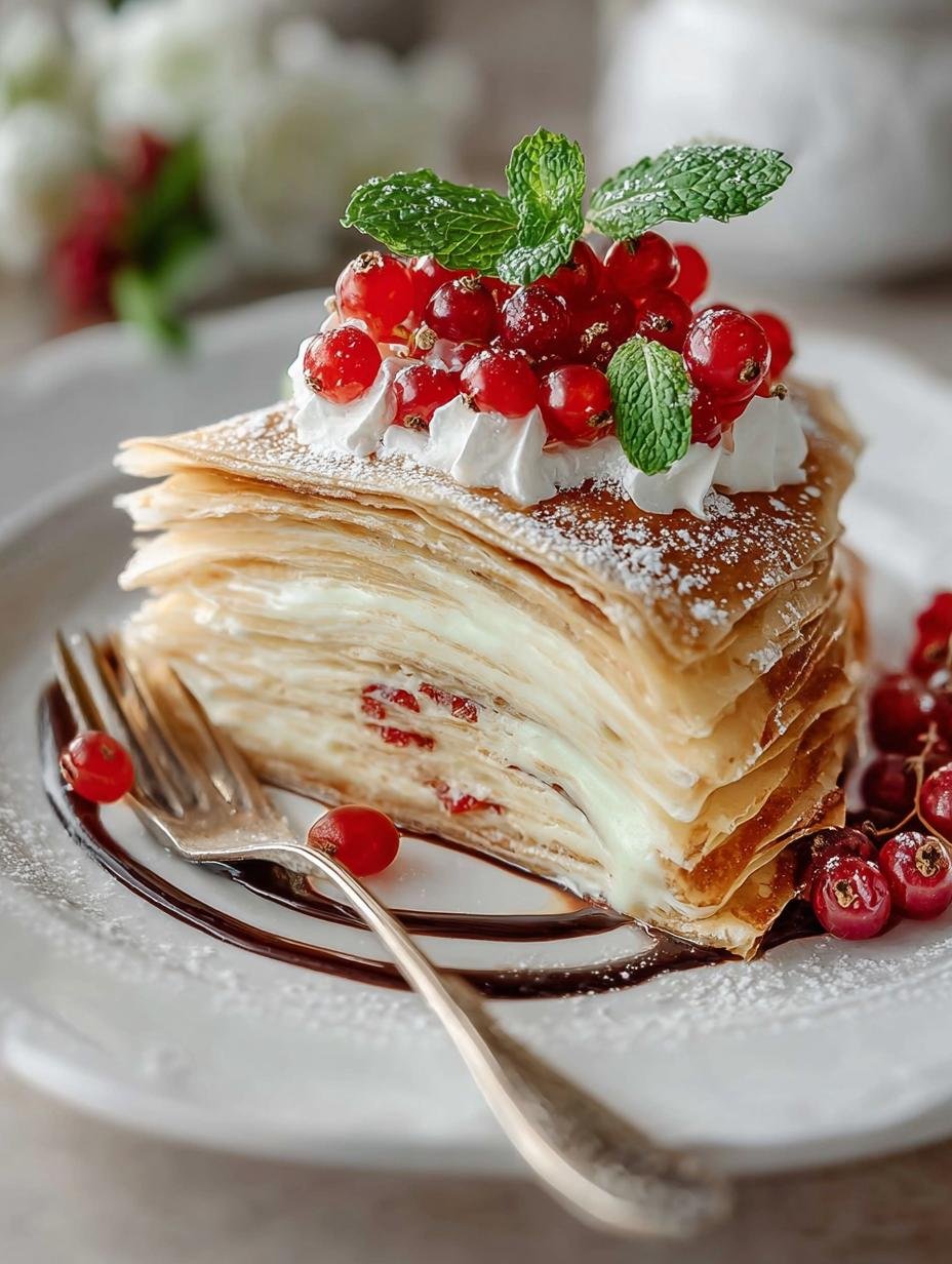 Mille Crepe Cake with