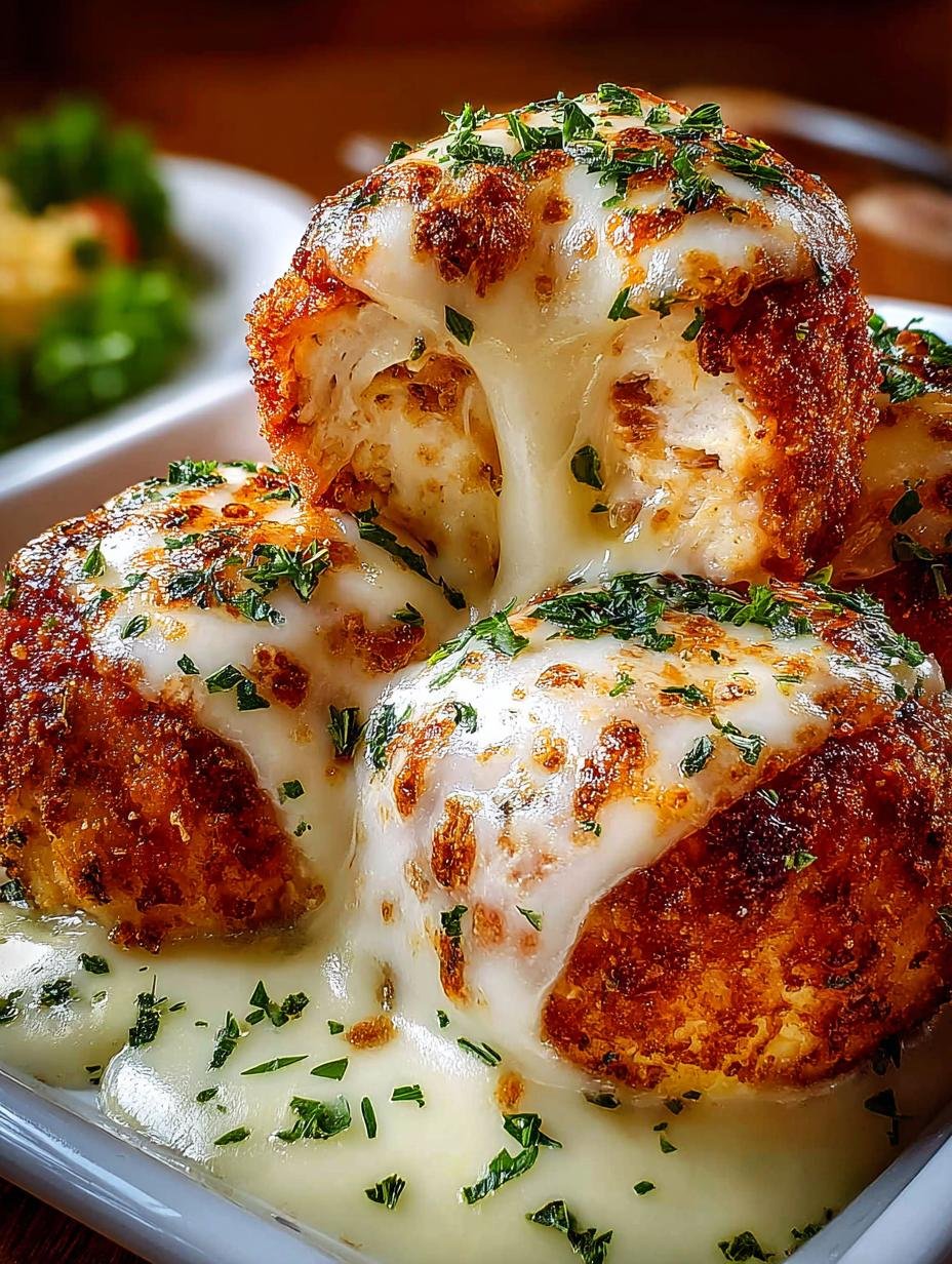 Mozzarella Ranch Chicken Bombs