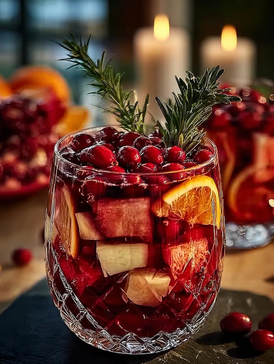 Non Alcoholic Christmas Sangria
