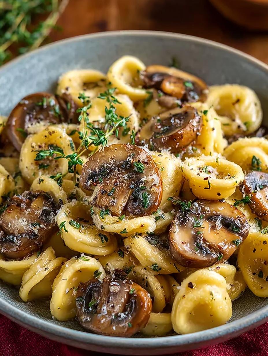 Orecchiette with Mushroom Thyme: 5 Comforting Tips - Orecchiette with Mushroom Thyme - main visual representation