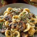 Orecchiette with Mushroom Thyme