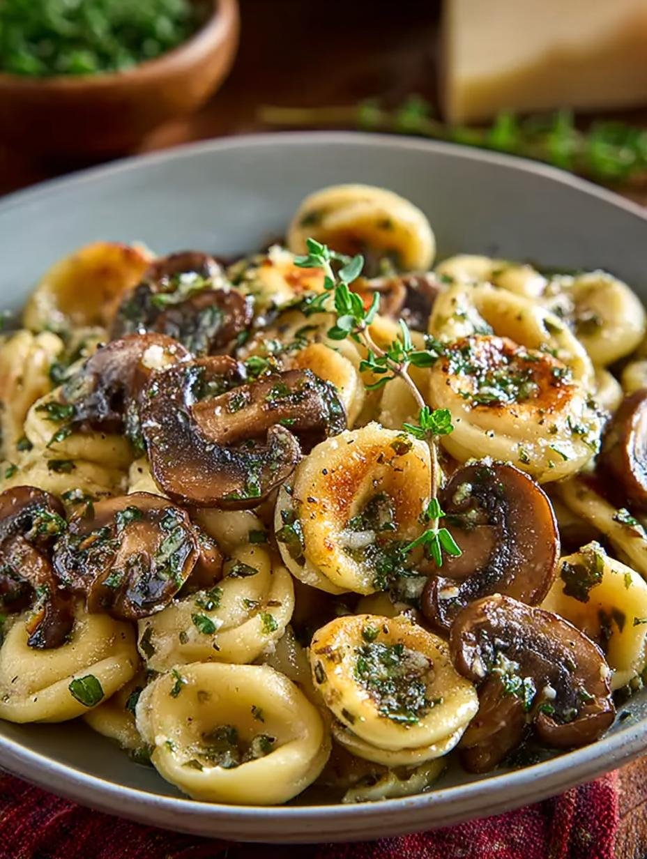 Orecchiette with Mushroom Thyme: 5 Comforting Tips - Orecchiette with Mushroom Thyme - additional detail