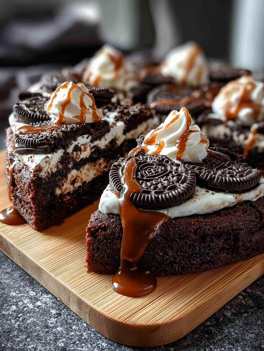 Indulge in 8 Irresistible Oreo Fudge Brownie Pizza Delights - Oreo Fudge Brownie Pizza - main visual representation