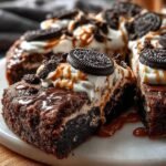 Oreo Fudge Brownie Pizza