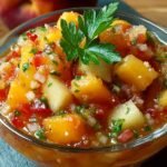 Peach Pear Salsa