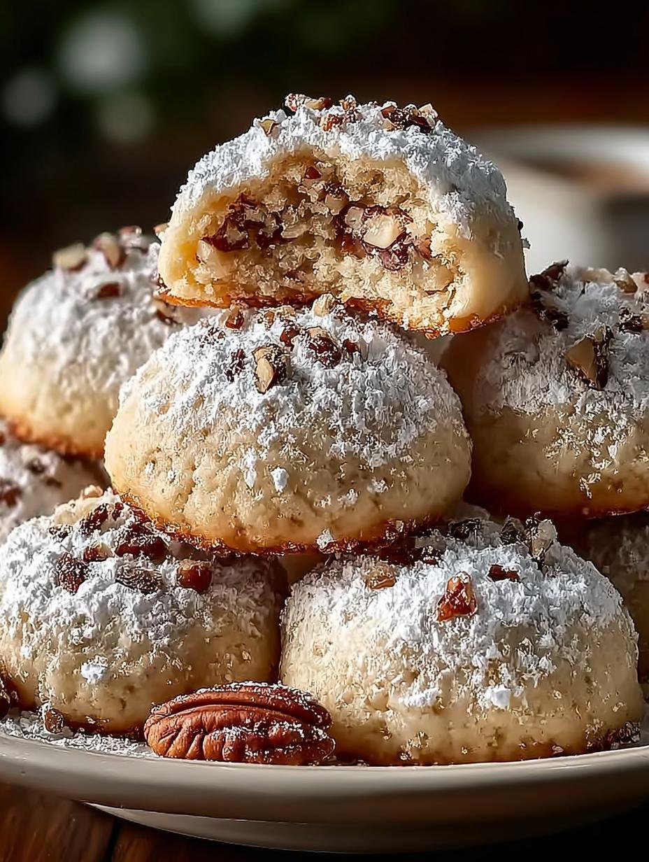 Delicious Pecan Snowball Cookies for Cozy Comfort