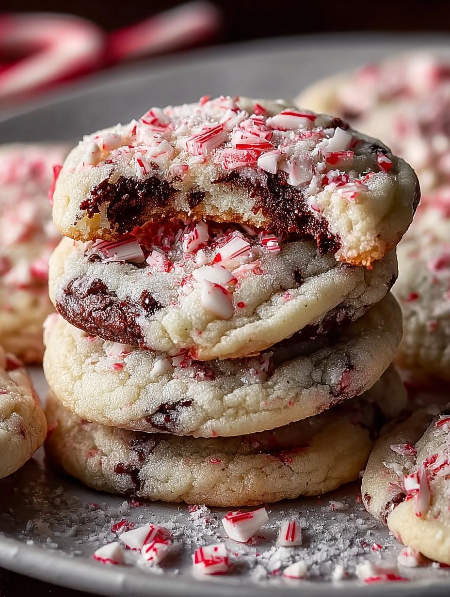 Peppermint Bark Cookies