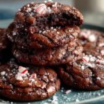 Peppermint Brownie Cookies