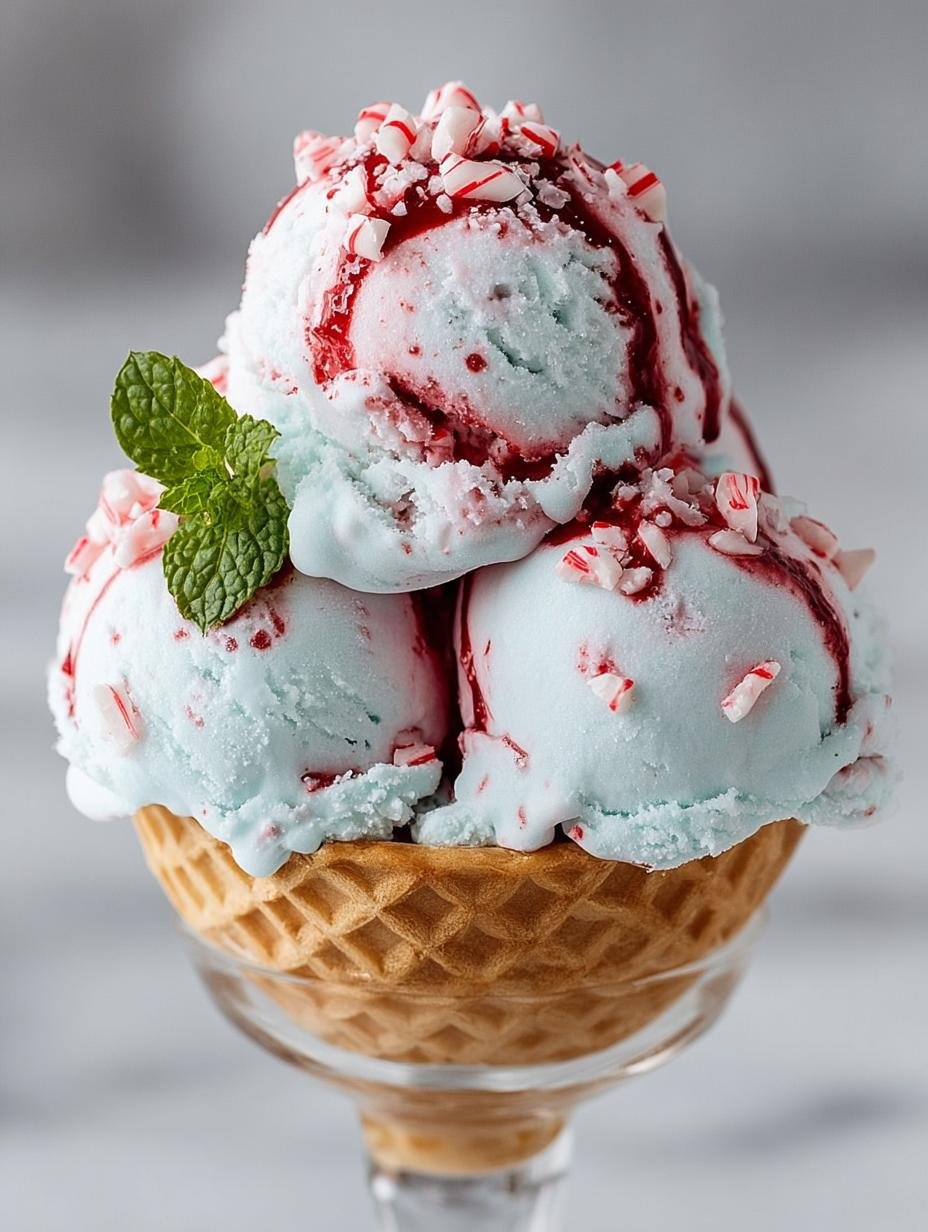 Delicious Peppermint Ice Cream Recipe for Holidays - Peppermint Ice Cream - additional detail