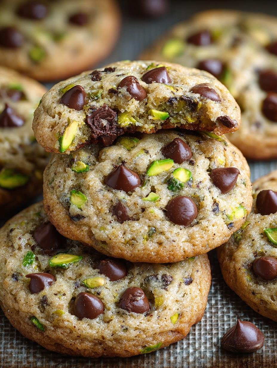 Delicious Pistachio Chocolate Chip Cookies You Need to Try - Pistachio Chocolate Chip Cookies - additional detail