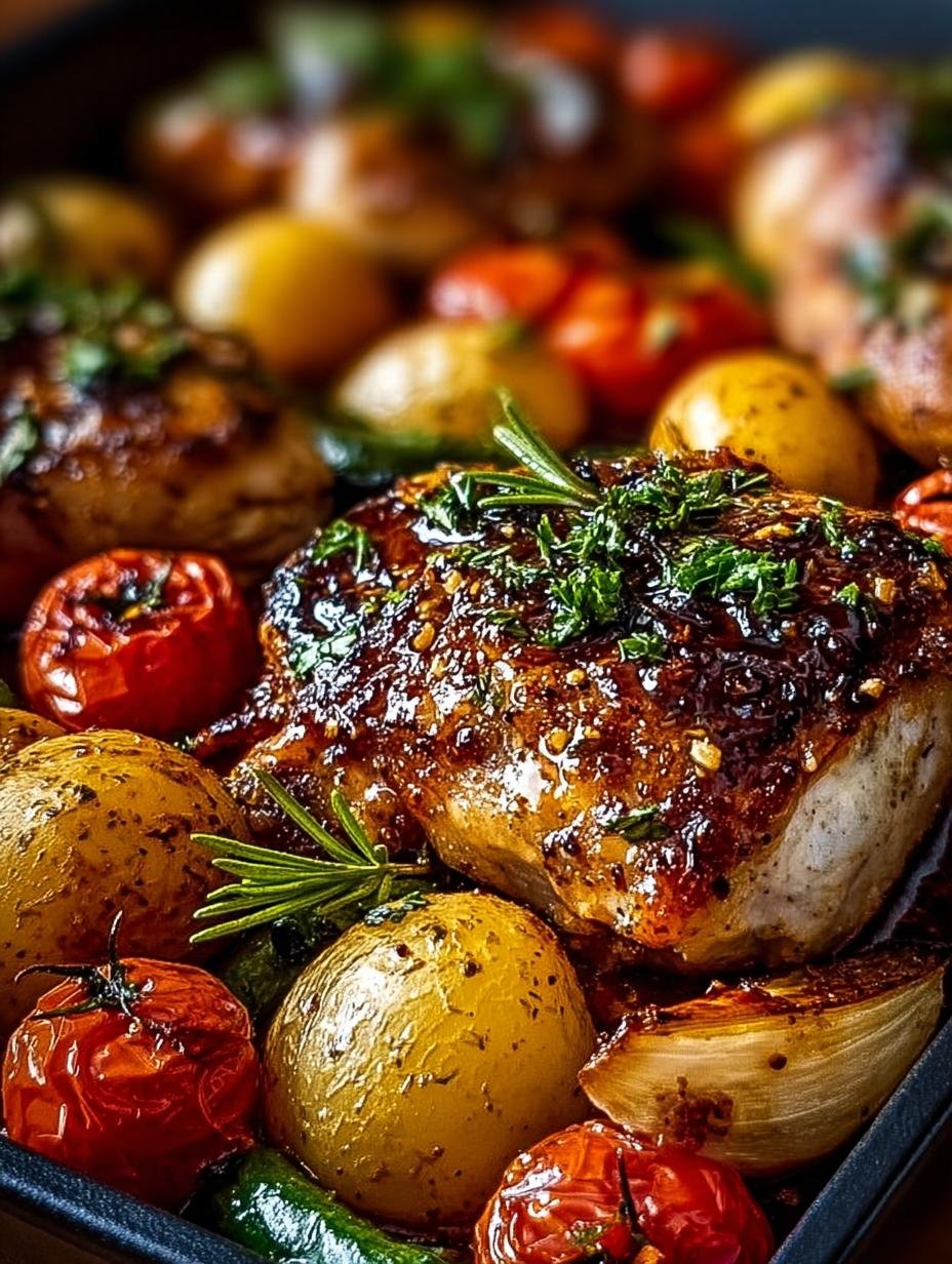 Delicious Sheet Pan Balsamic Chicken with Veggies - Sheet Pan Balsamic Chicken - additional detail