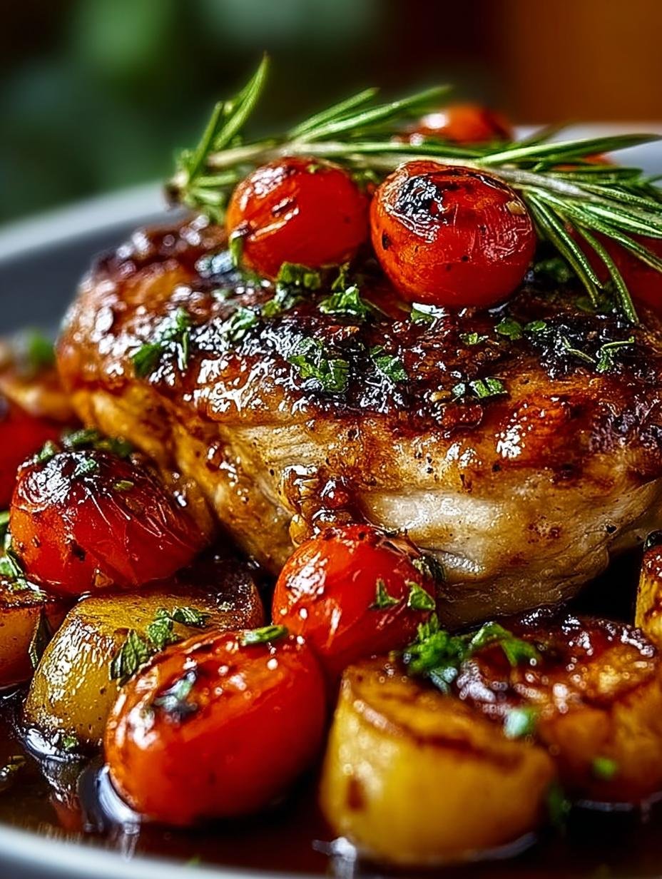 Sheet Pan Balsamic Chicken