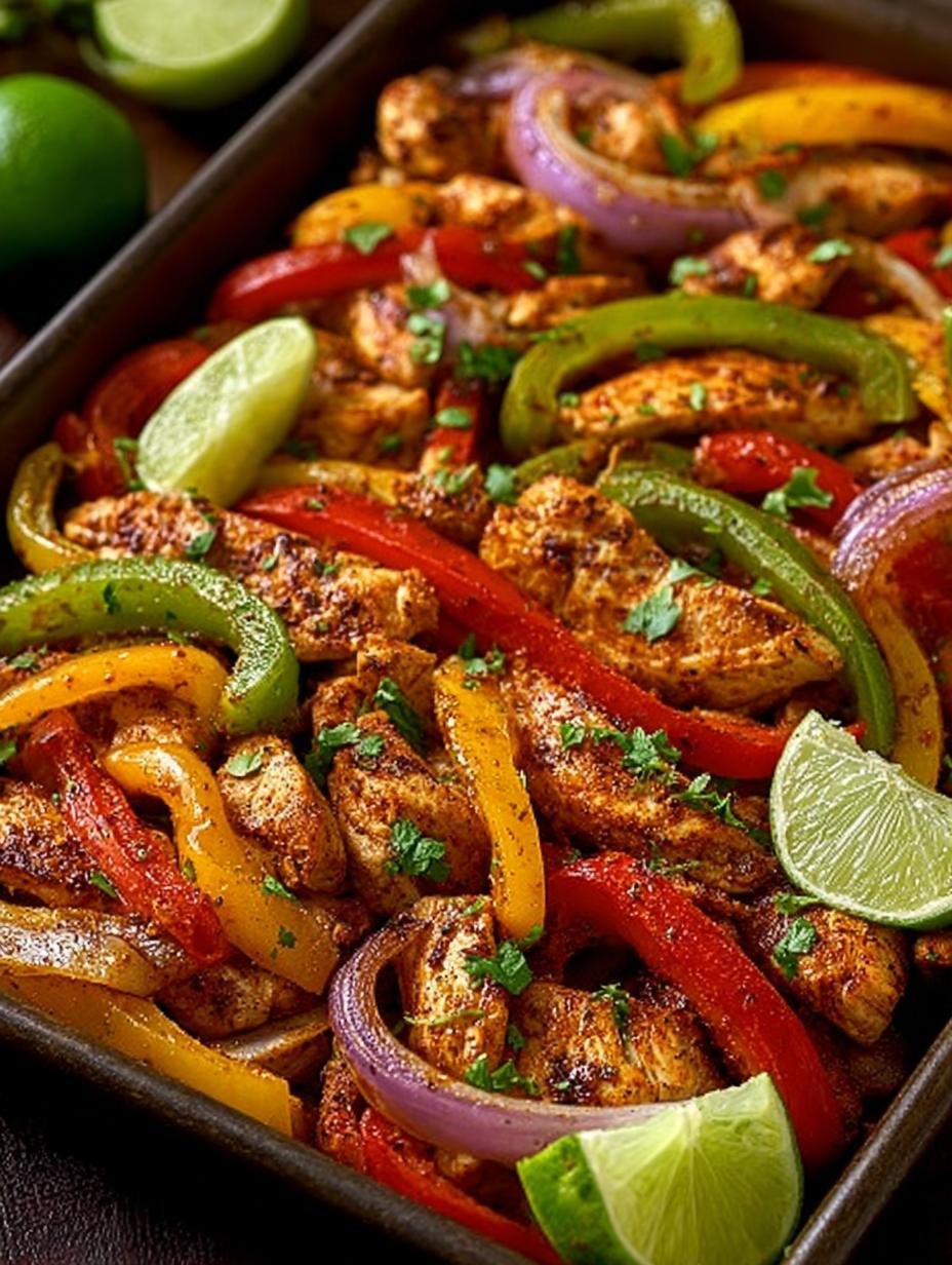 30-Minute Sheet Pan Chicken Fajitas for a Flavorful Dinner - Sheet Pan Chicken Fajitas - main visual representation