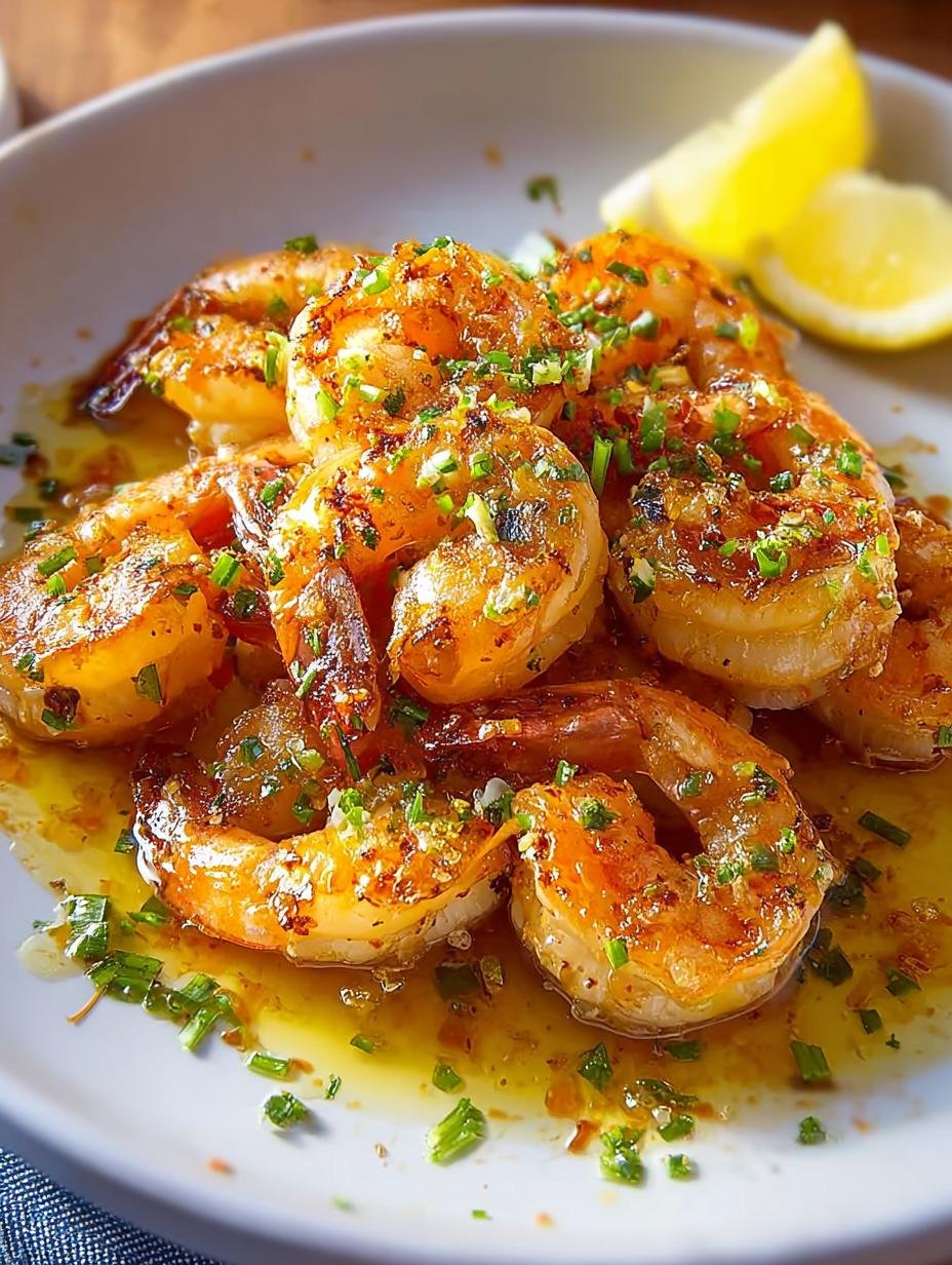 Shrimp with Hot Honey