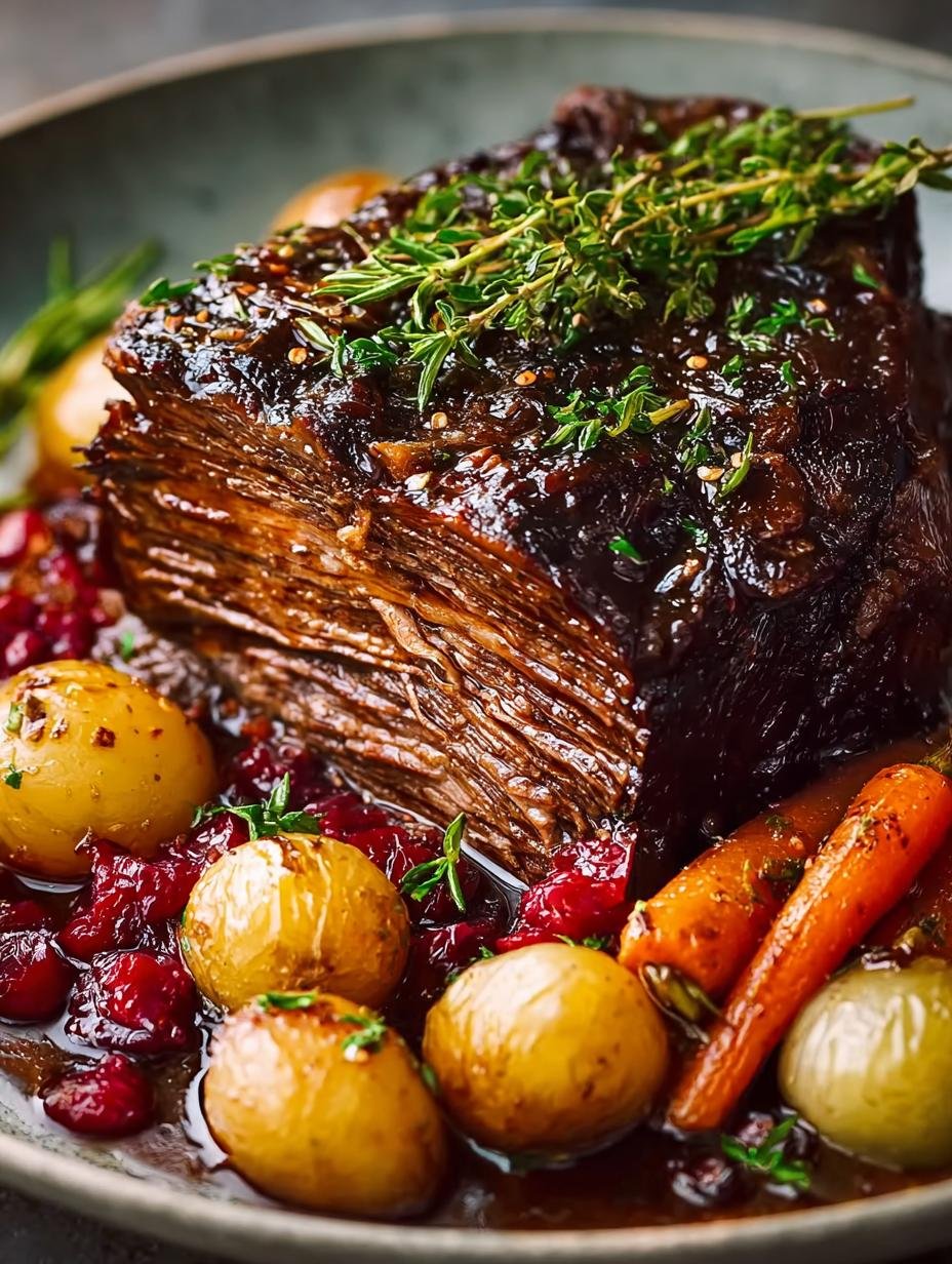 Slow Braised Beef Roast: 5 Hours to Perfectly Tender Flavor - Slow Braised Beef Roast - main visual representation