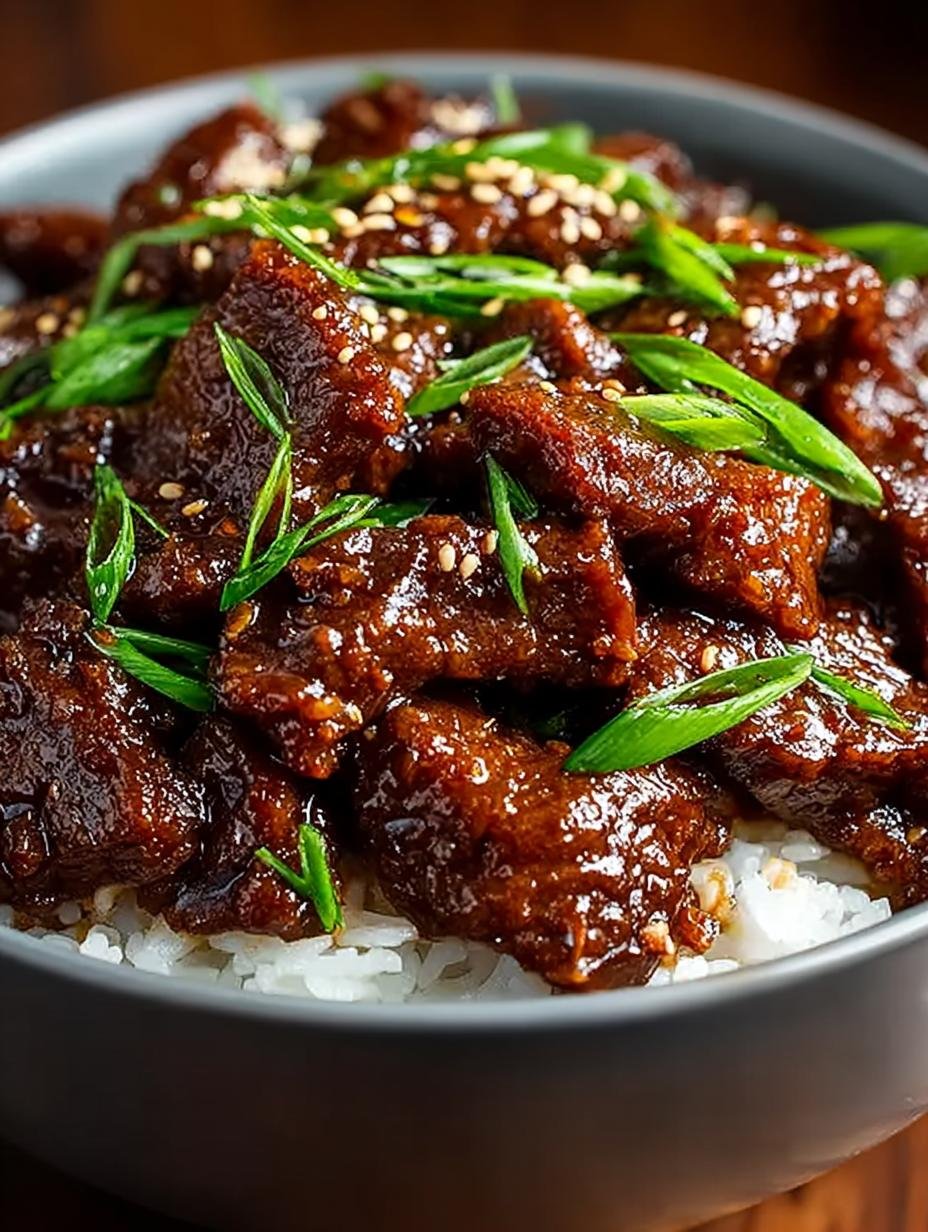 Slow Cooker Mongolian Beef
