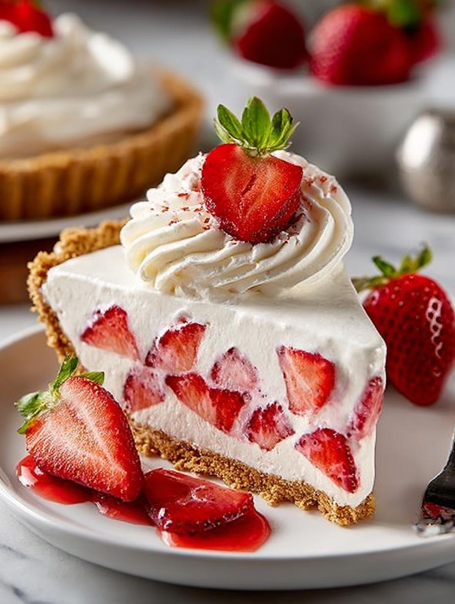 Delicious Strawberry Cool Whip Pie Recipe for Summer - Strawberry Cool Whip Pie - main visual representation