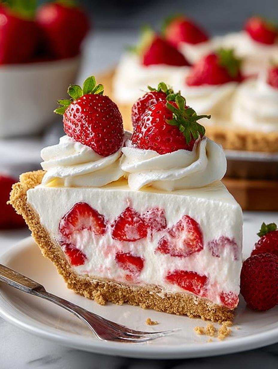 Delicious Strawberry Cool Whip Pie Recipe for Summer - Strawberry Cool Whip Pie - additional detail