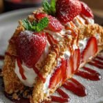 Strawberry Crunch Cheesecake Tacos