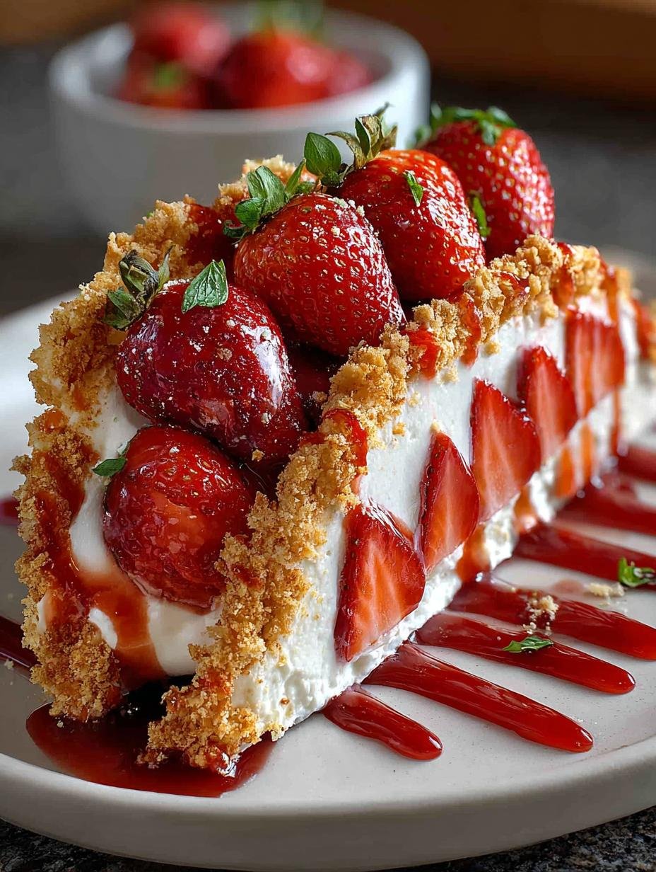 Delicious Strawberry Crunch Cheesecake Tacos ready to be served with fresh strawberries and syrup