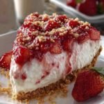 Strawberry Shortcake Freezer Pie