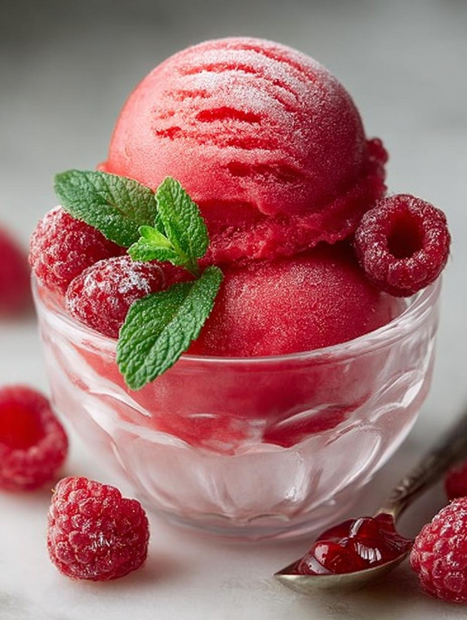 Sugar Free Raspberry Sorbet: 3 Simple Steps to Bliss - Sugar Free Raspberry Sorbet - additional detail