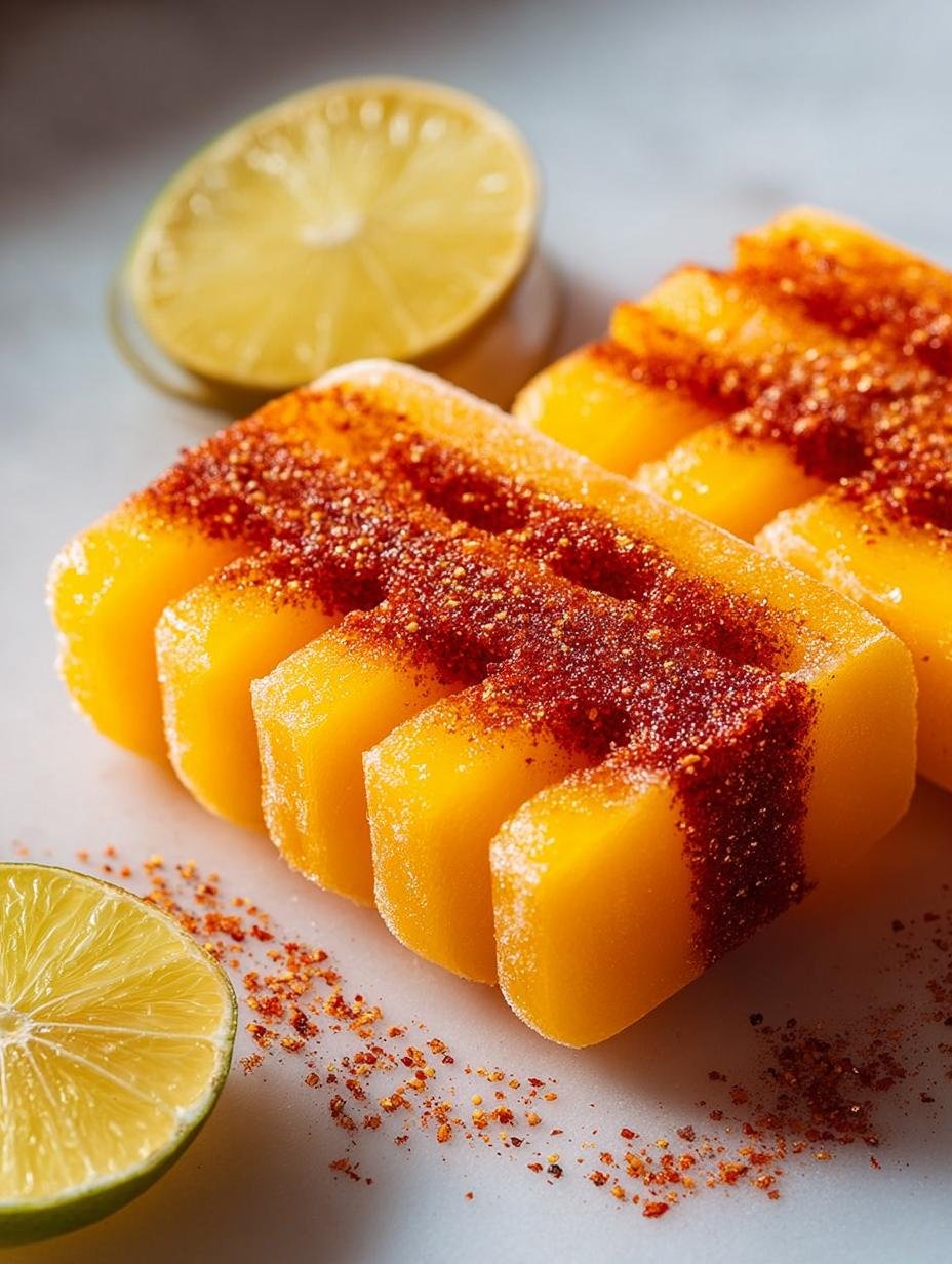 Sweet Spicy Mango Tajin Popsicles: 4 Refreshing Treats - Sweet Spicy Mango Tajin - additional detail