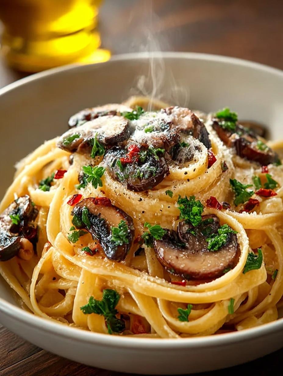 Truffle Mushroom Fettuccine