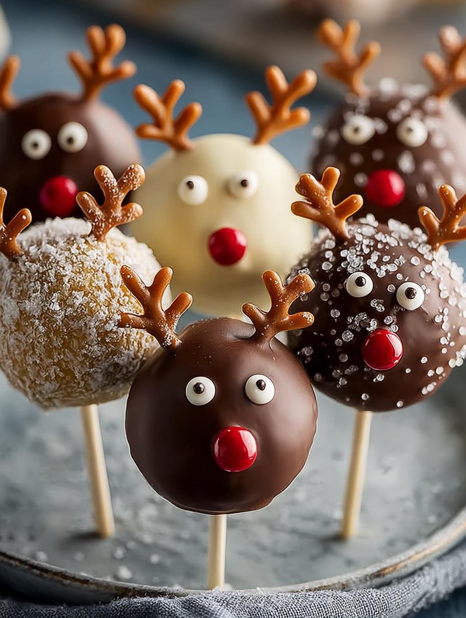 Vegan Reindeer Cake Pops: 12 Festive & Delicious Treats - Vegan Reindeer Cake Pops - main visual representation