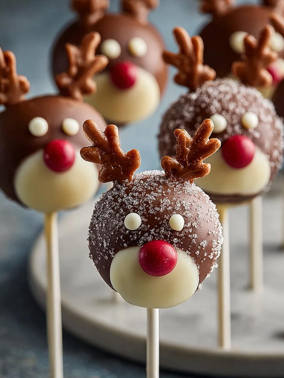 Vegan Reindeer Cake Pops: 12 Festive & Delicious Treats - Vegan Reindeer Cake Pops - additional detail