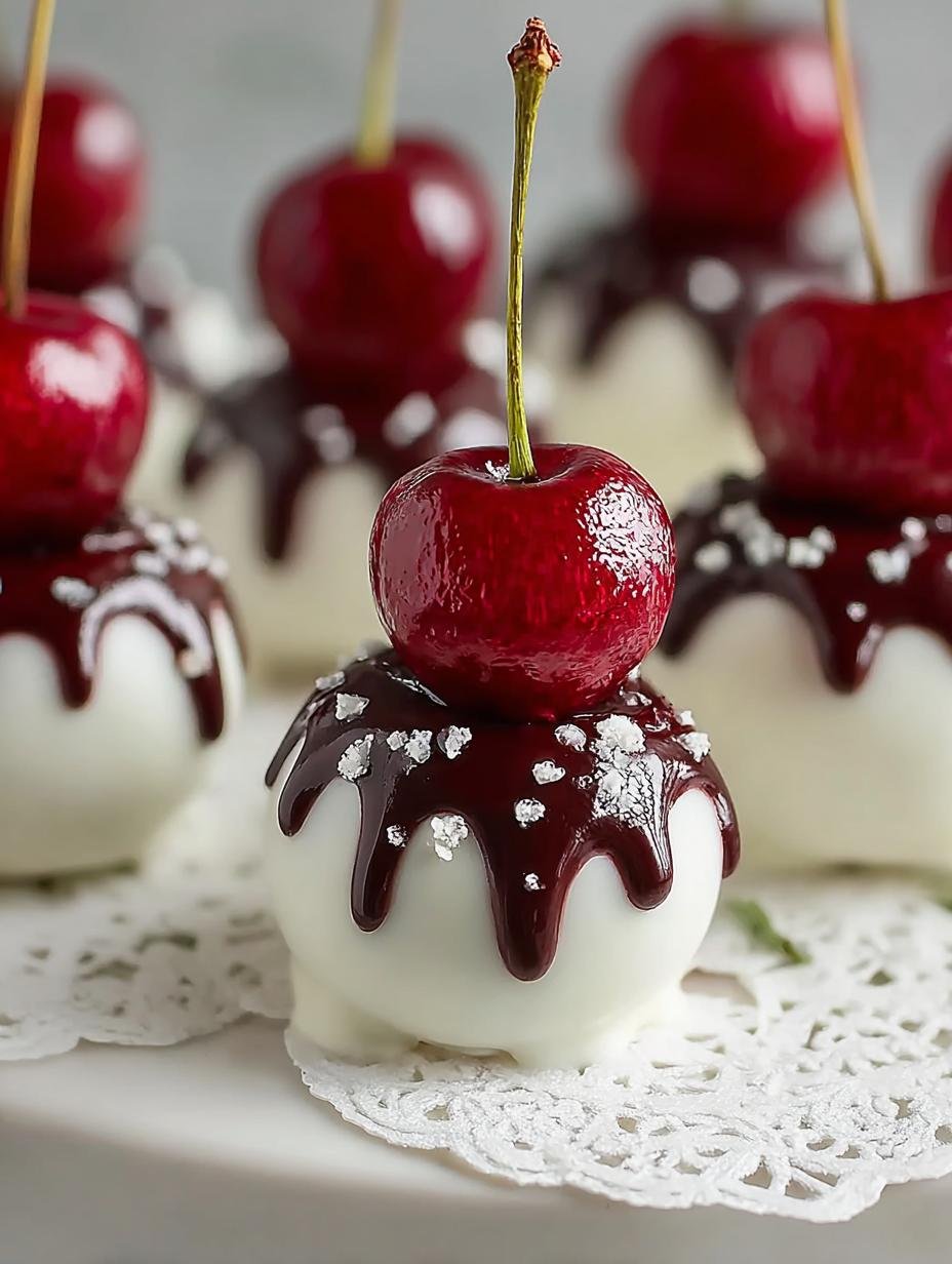 White Chocolate Dipped Cherries: 5 Irresistible Treats - White Chocolate Dipped Cherries - additional detail