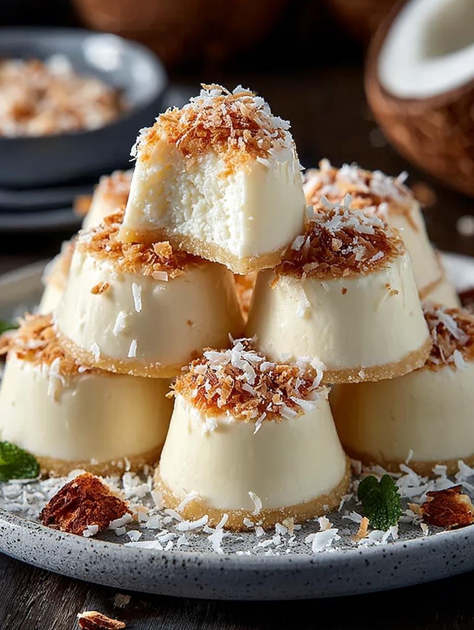 Bake Coconut Cheesecake Bites: 7 Irresistible Treats - Bake Coconut Cheesecake Bites - main visual representation