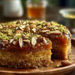 Baklava Inspired Almond Cake