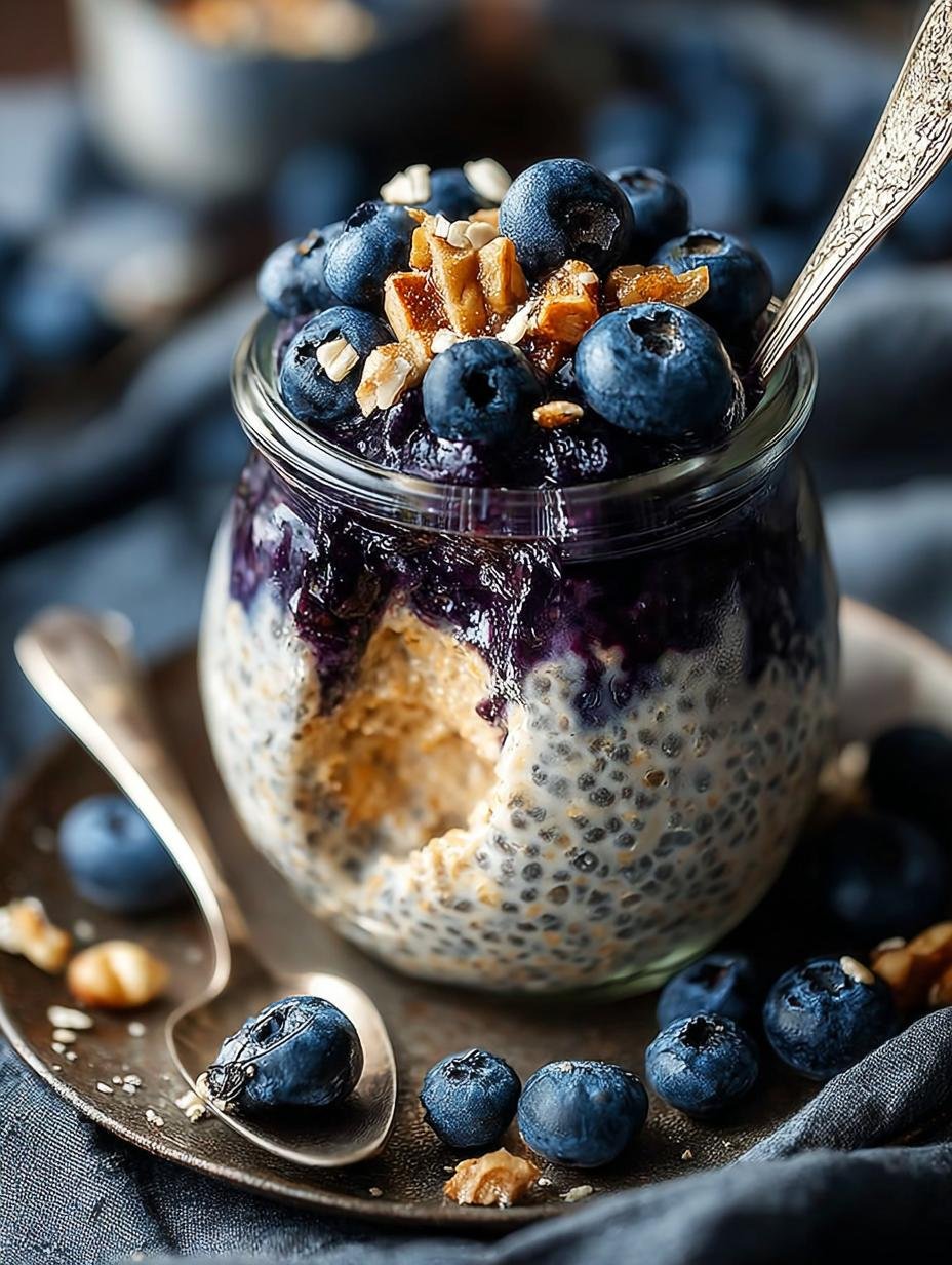 Blueberry Overnight Oats with Yogurt: 7 Delicious Benefits - Blueberry Overnight Oats with - main visual representation