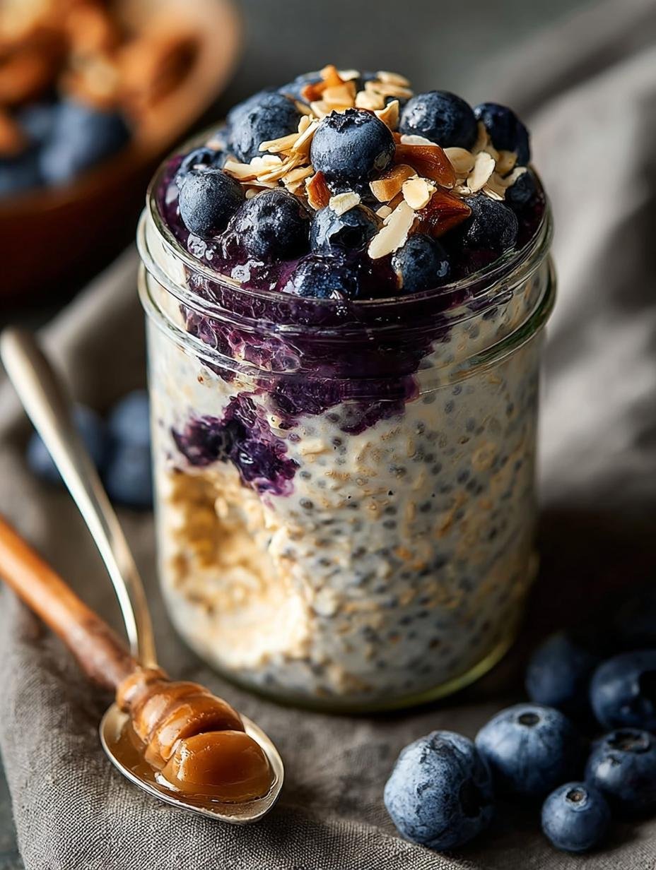 Blueberry Overnight Oats with Yogurt: 7 Delicious Benefits - Blueberry Overnight Oats with - additional detail