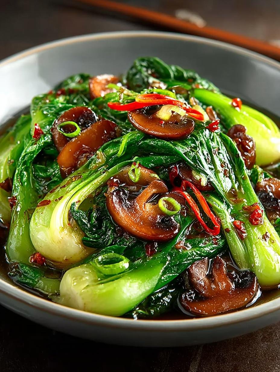 Bok Choy Mushroom Stir: 5 Steps to a Healthy Delight - Bok Choy Mushroom Stir - main visual representation