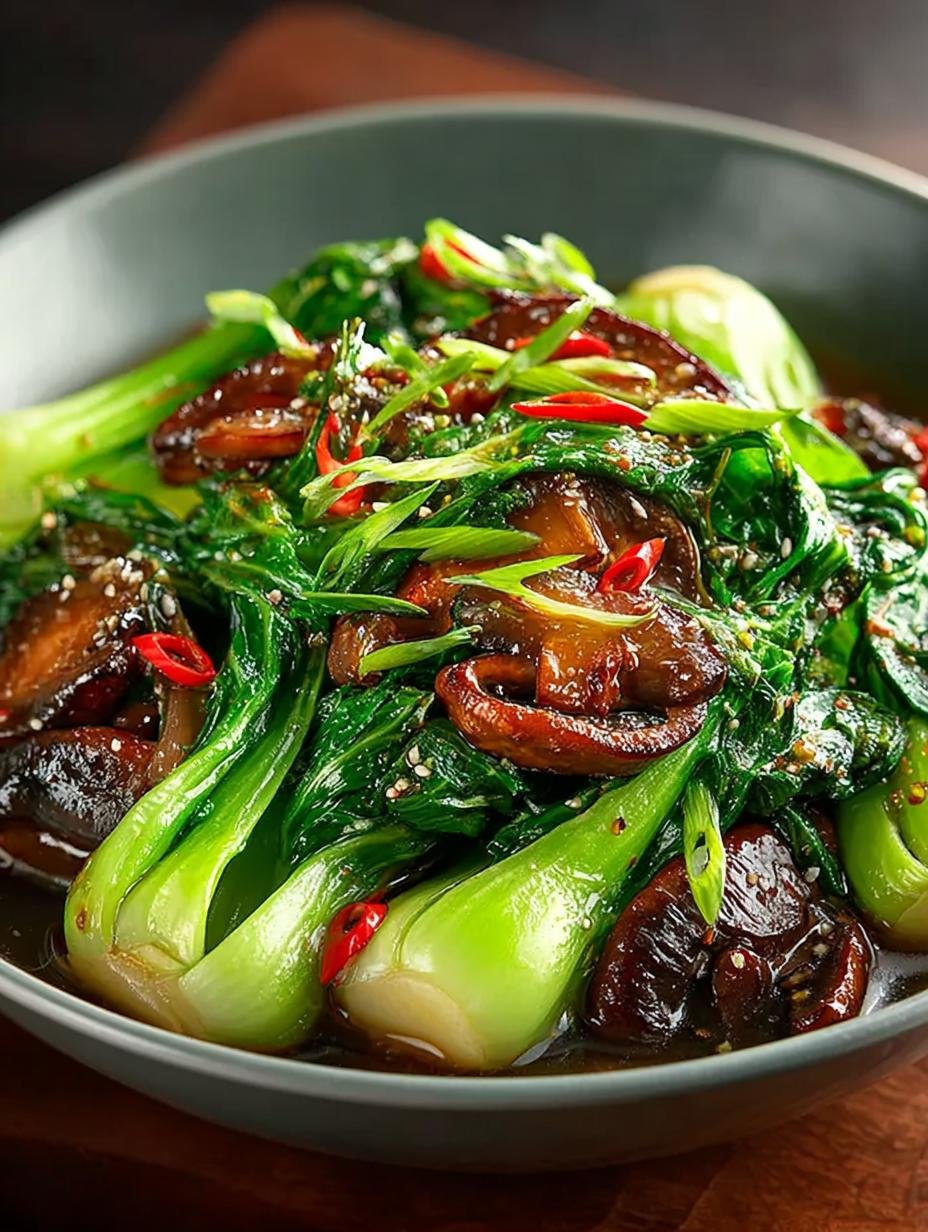 Bok Choy Mushroom Stir: 5 Steps to a Healthy Delight - Bok Choy Mushroom Stir - additional detail