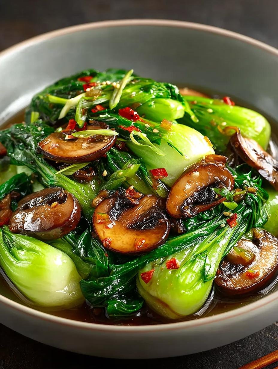 Bok Choy Mushroom Stir