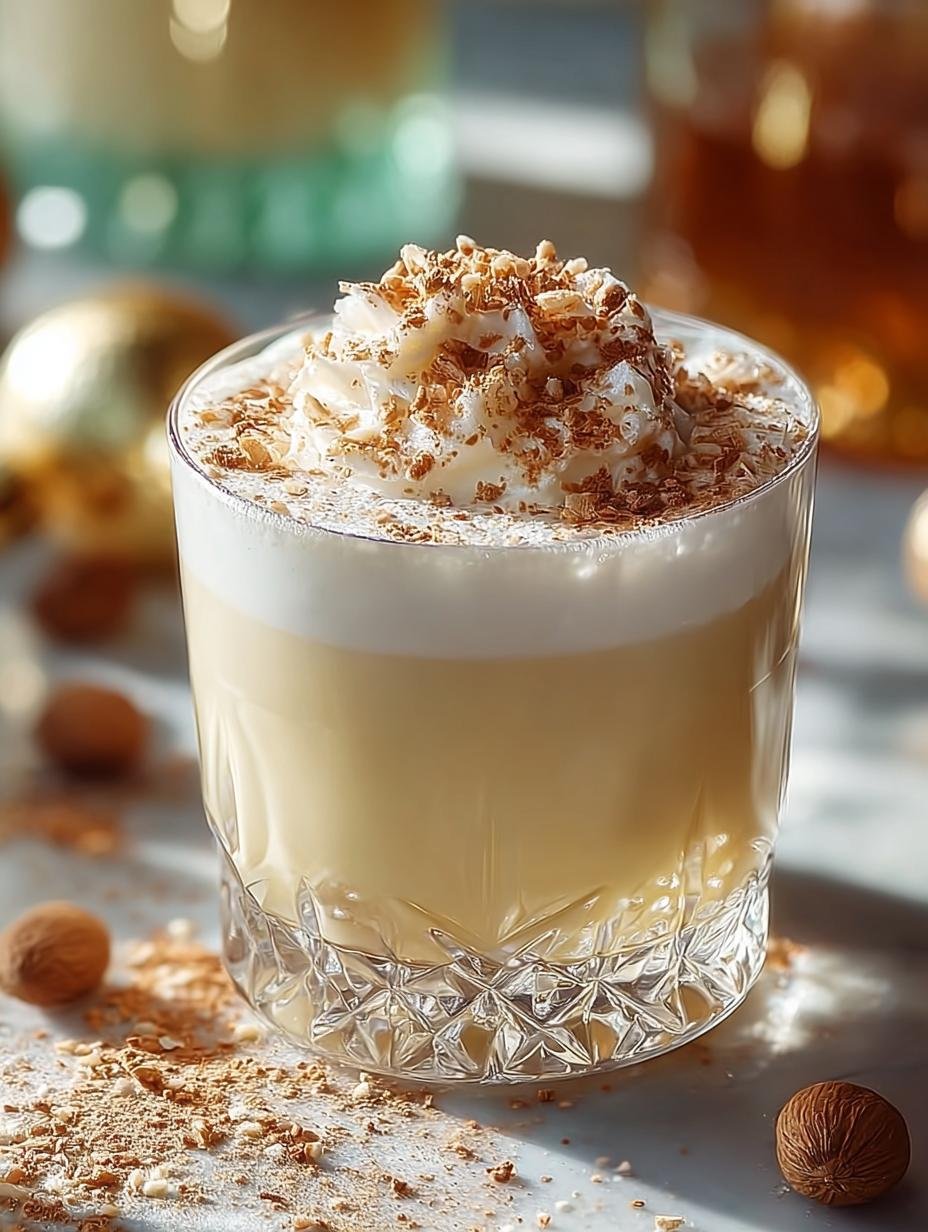 Decadent Brandy Milk Punch for Cozy Nights - Brandy Milk Punch - main visual representation