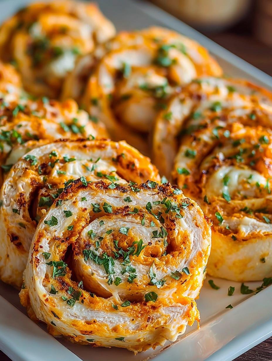 Buffalo Chicken Pinwheels: 6 Irresistible Party Treats - Buffalo Chicken Pinwheels - main visual representation