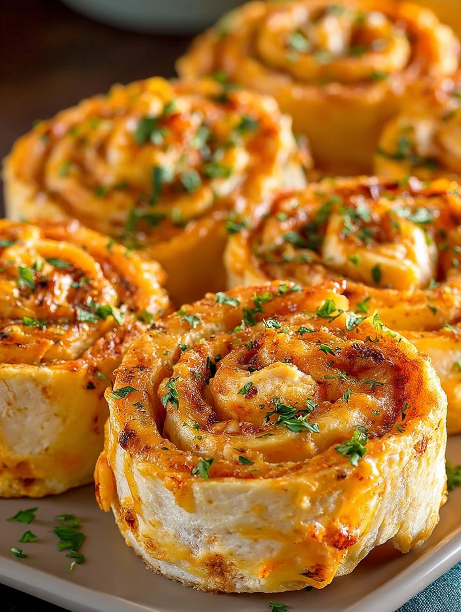 Buffalo Chicken Pinwheels: 6 Irresistible Party Treats - Buffalo Chicken Pinwheels - additional detail