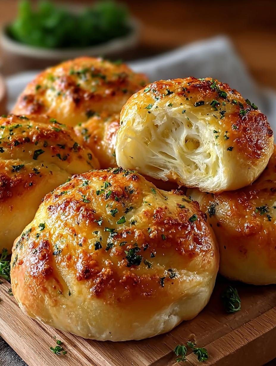 Buttery Cheese Garlic Rolls That Will Delight You