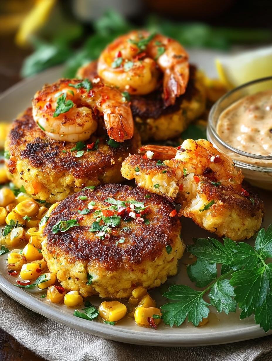 Cajun Shrimp Corn Cakes That Will Delight Your Taste Buds - Cajun Shrimp Corn Cakes - main visual representation