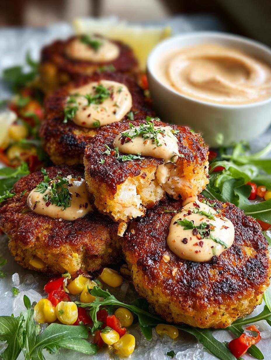 Cajun Shrimp Corn Cakes That Will Delight Your Taste Buds - Cajun Shrimp Corn Cakes - additional detail