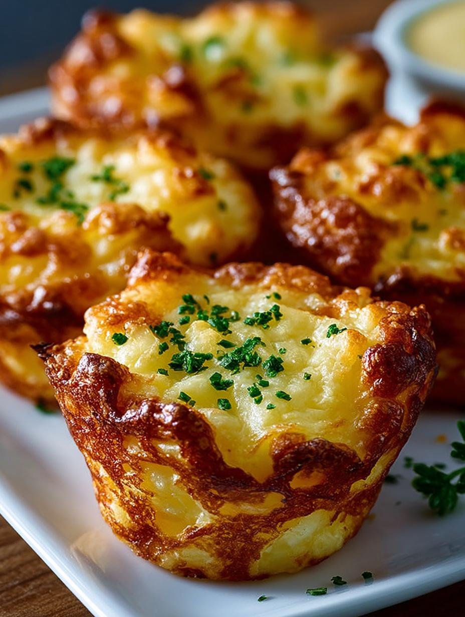 Cheesy Mashed Potato Puffs