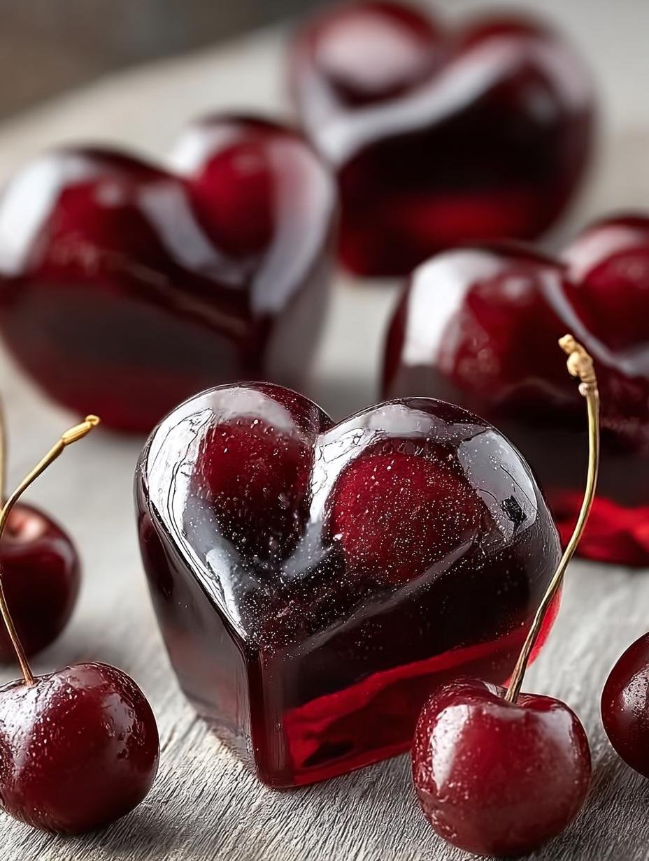 Delicious Cherry Cordial Hearts for Gifting and Indulging - Cherry Cordial Hearts - additional detail