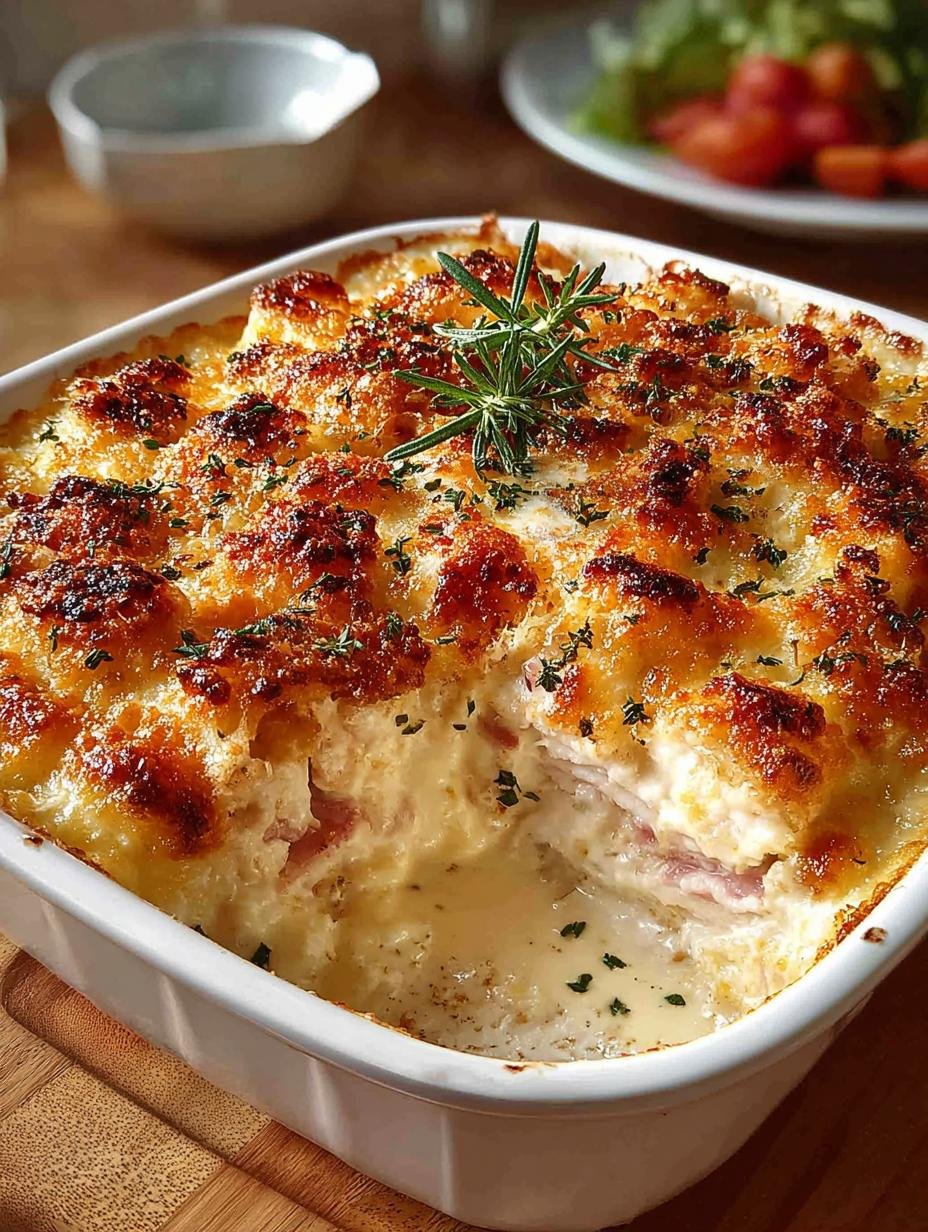 Chicken Cordon Bleu Casserole