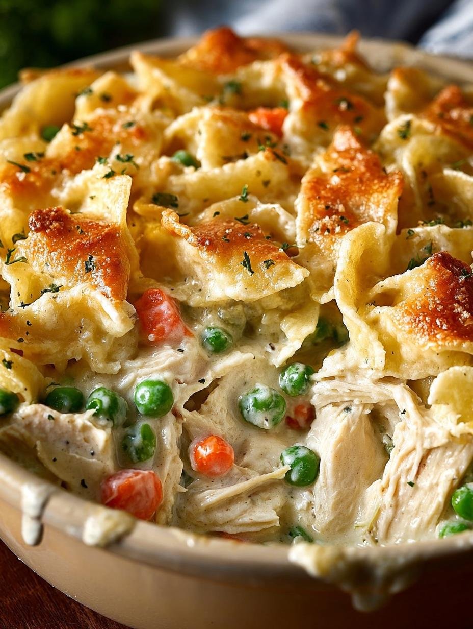 Best Chicken Pot Pie Noodles: A Creamy Comfort Dish - Chicken Pot Pie Noodles - additional detail