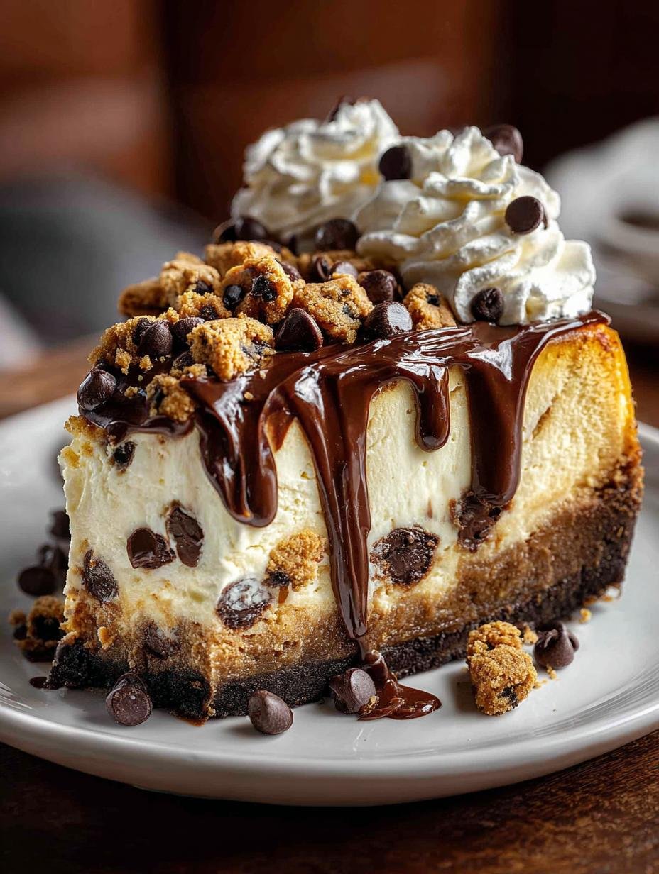 Chocolate Chip Cookie Dough Cheesecake: 12 Layers of Delight - Chocolate Chip Cookie Dough - main visual representation