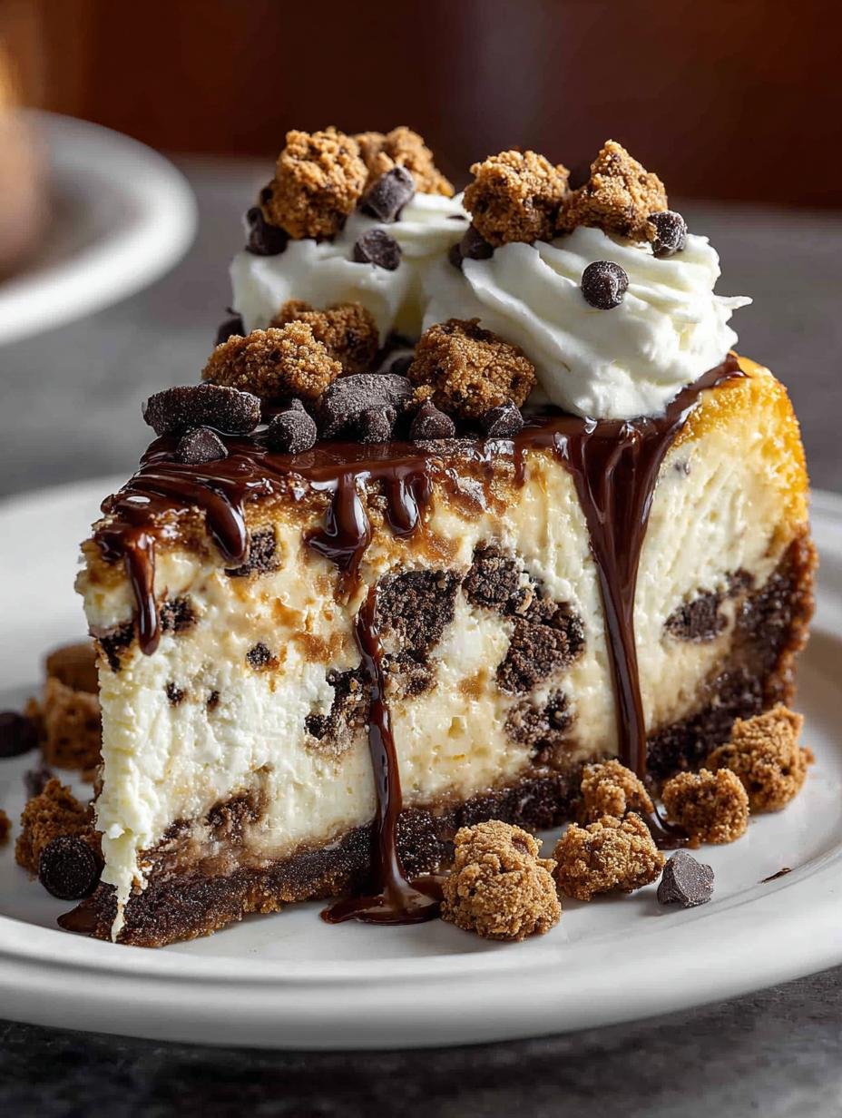 Chocolate Chip Cookie Dough Cheesecake: 12 Layers of Delight